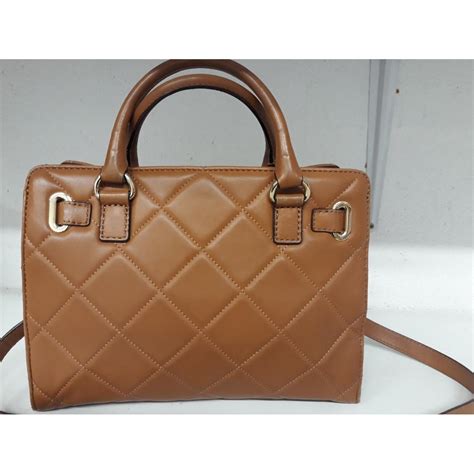 Leather handbag Michael Kors Camel in Leather 